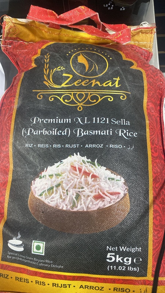 Zeenat Premium Basmati Rice 5kg