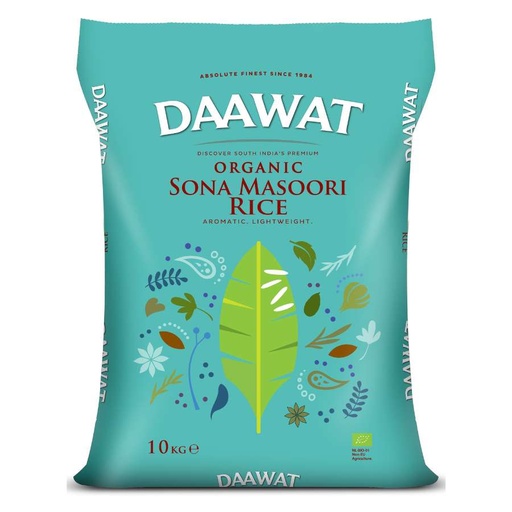 Daawat Organic Sona Masoori 10Kg