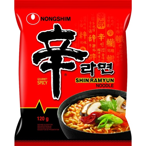Nongshim Shin Red Super Spicy Noodle 120g