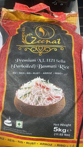 Zeenat Premium Basmati Rice 5kg