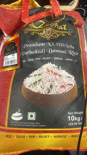 Zeenat Sella Basmati Rice 10kg